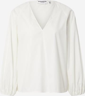 Essentiel Antwerp Μπλουζάκι 'Zelon' σε λευκό: μπροστά