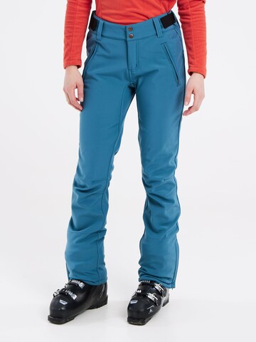 PROTEST Slimfit Sportbroek 'LOLE' in Blauw: voorkant