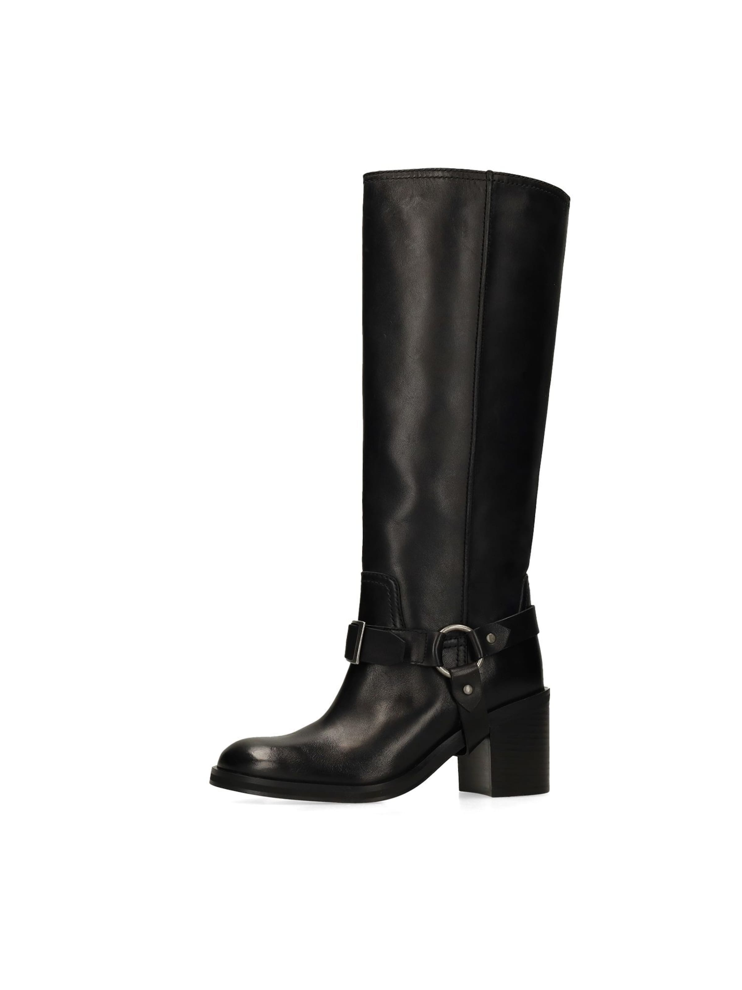 Bottes SACHA en noir : devant