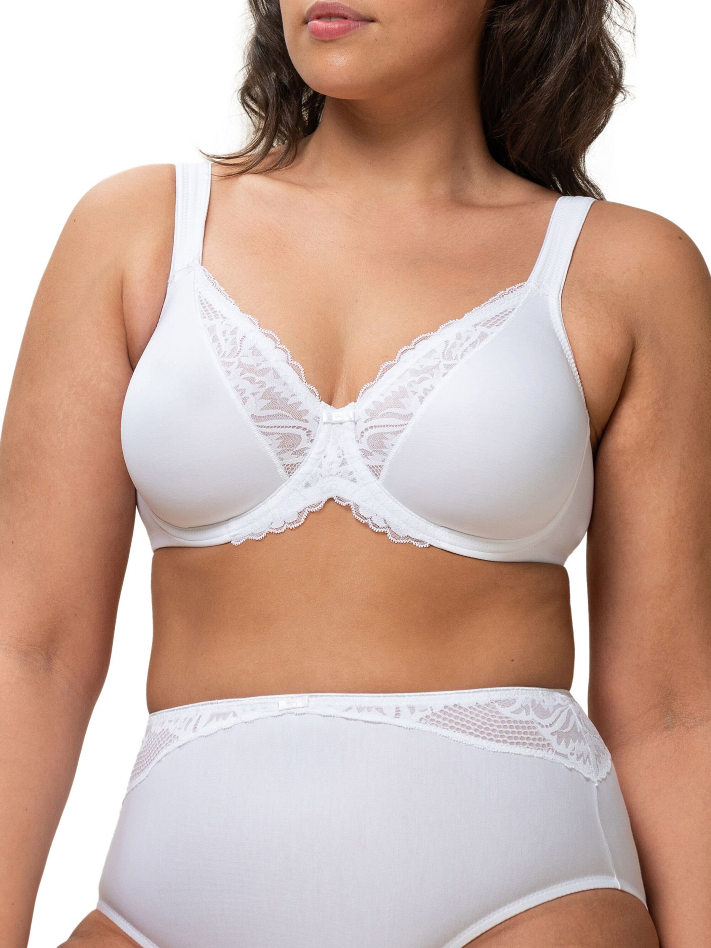 Soutien-gorge ' Modern Lace+Cotton ' TRIUMPH en blanc