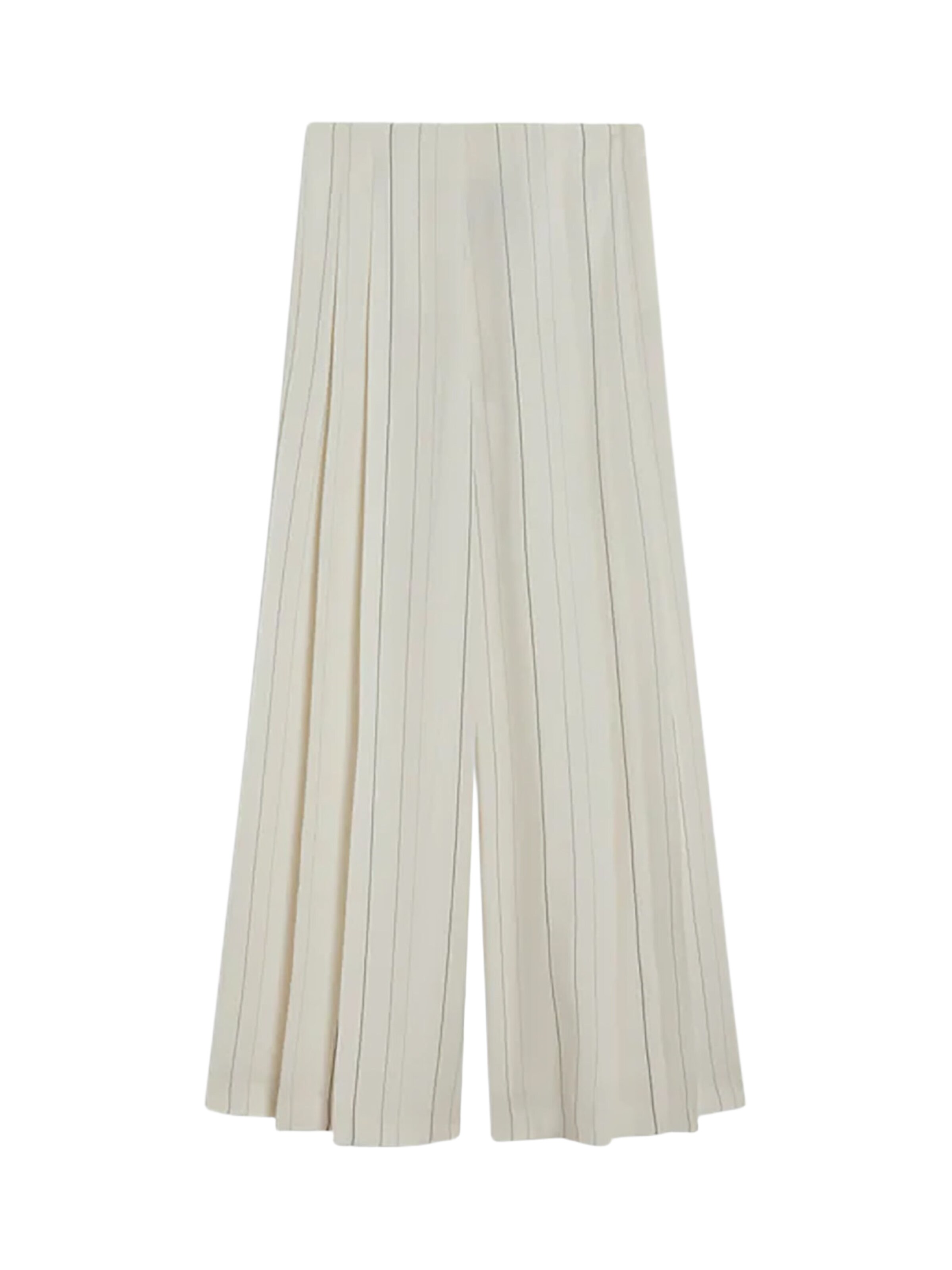 Semicouture Calças 'Adelina' em pedra / branco, Vista do artigo