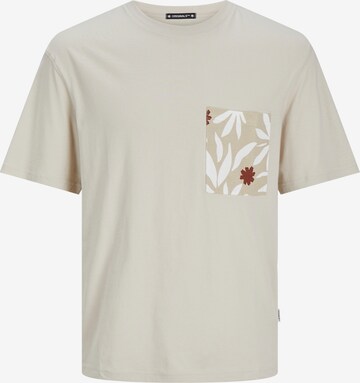JACK & JONES T-Shirt 'MARBELLA' in Beige: predná strana