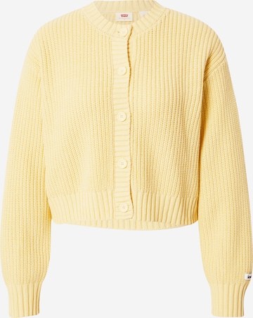 LEVI'S ® Плетена жилетка 'Cat Cardigan' в жълто: отпред