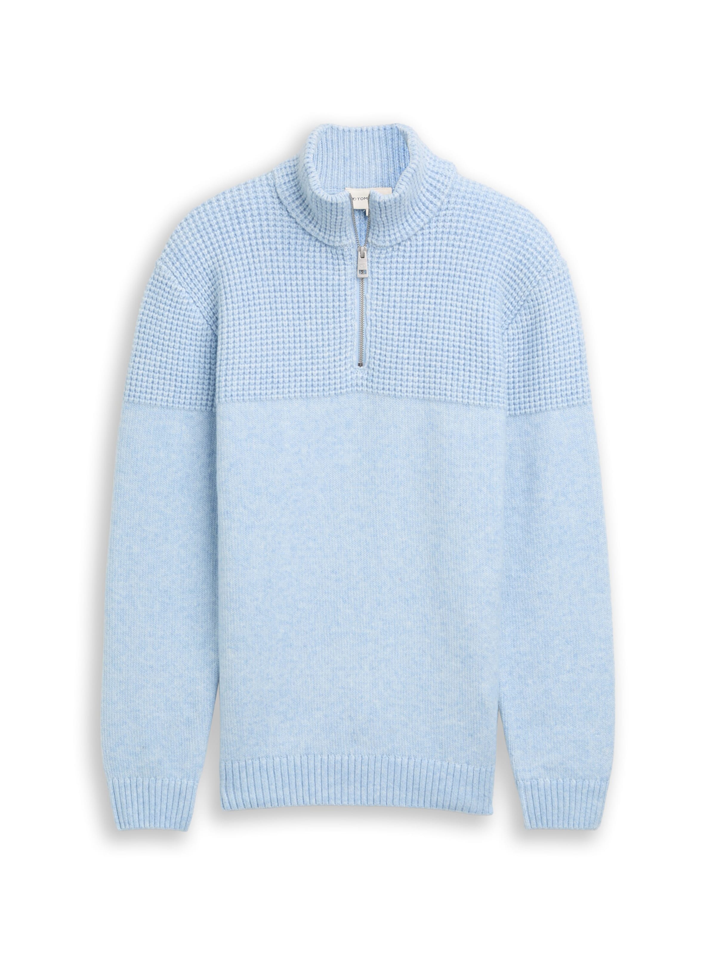 TOM TAILOR Sweater in Blue: front