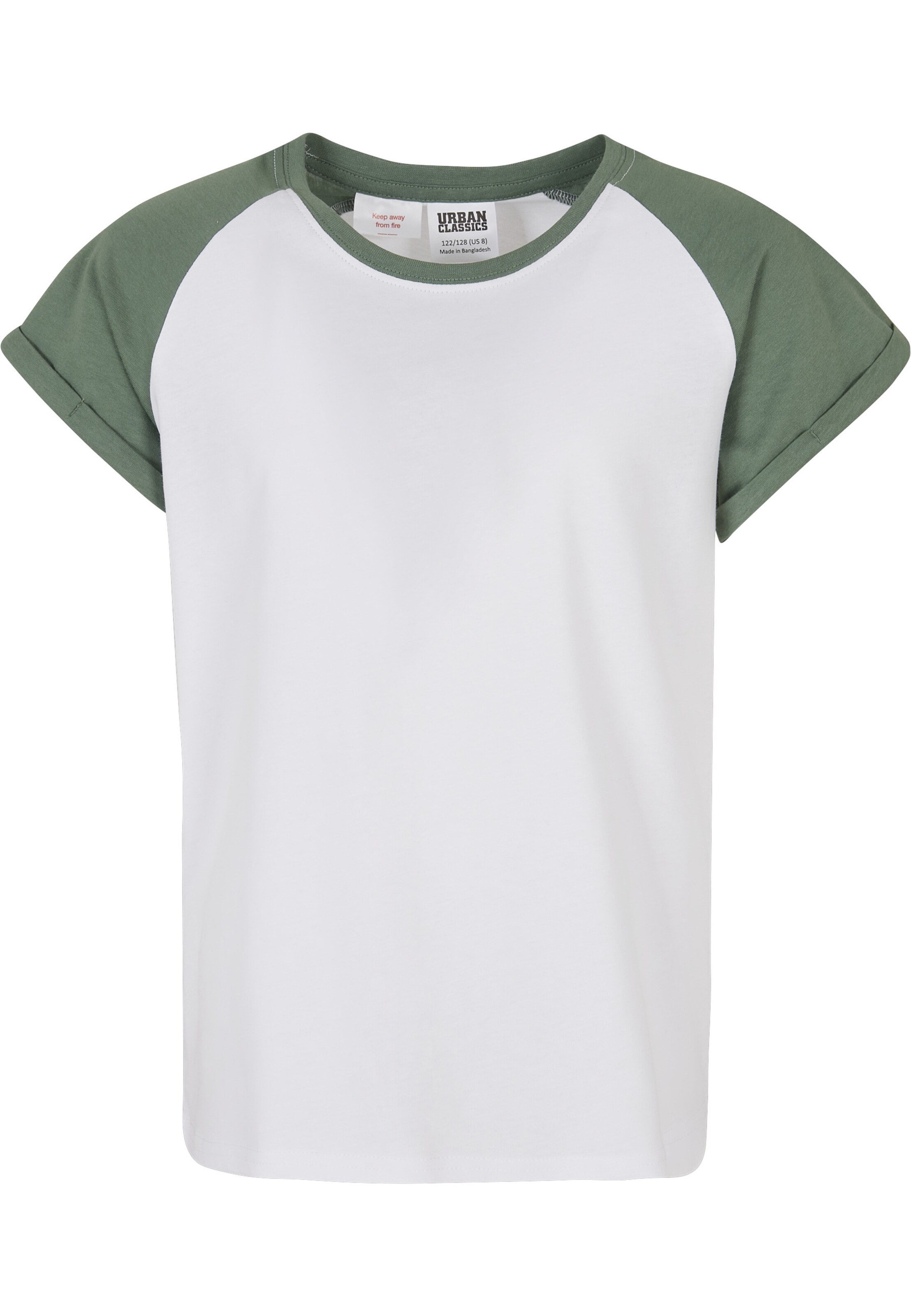 Urban Classics Shirt in Wit: voorkant