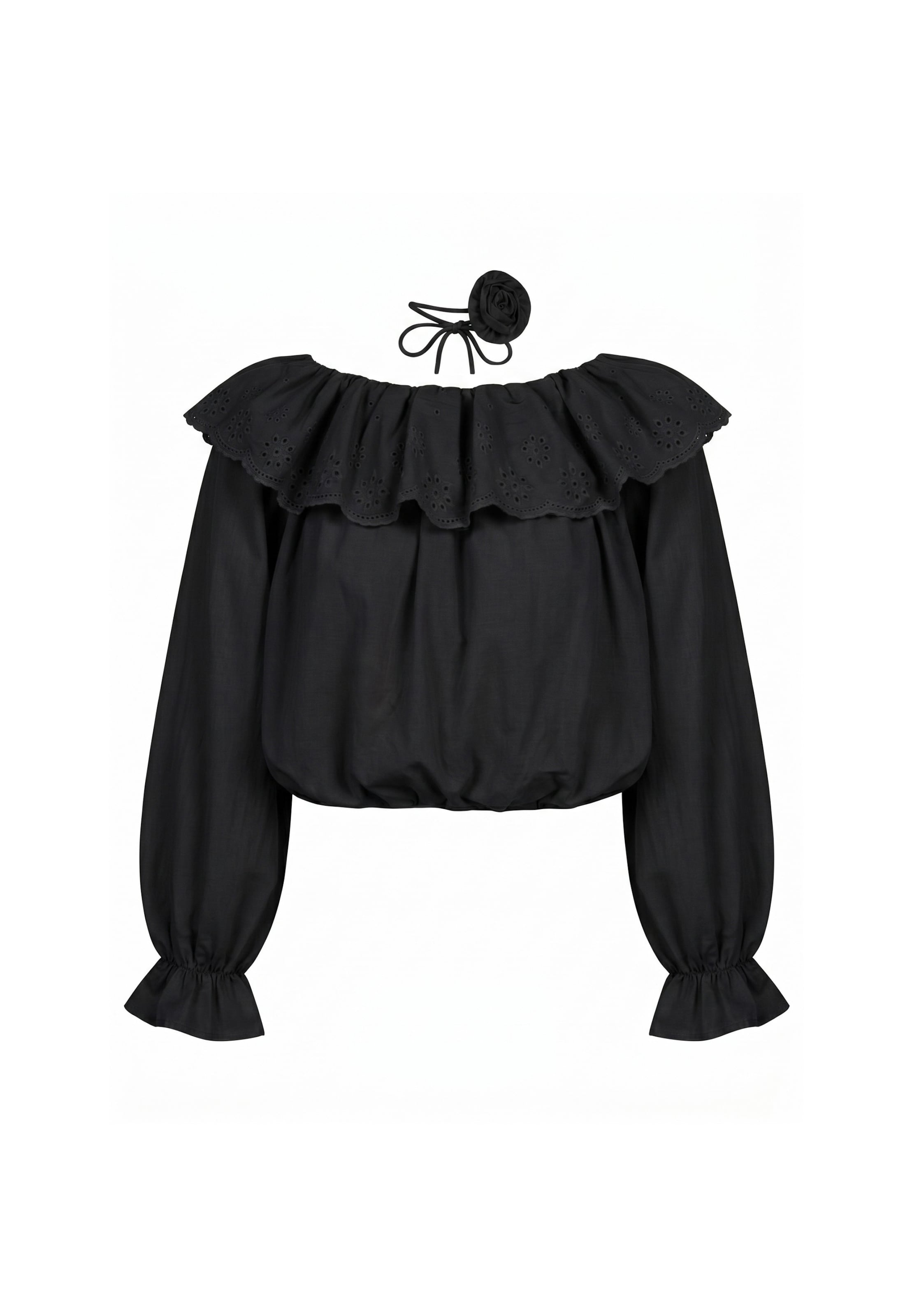 faina Blusa en XS en negro, Vista del producto