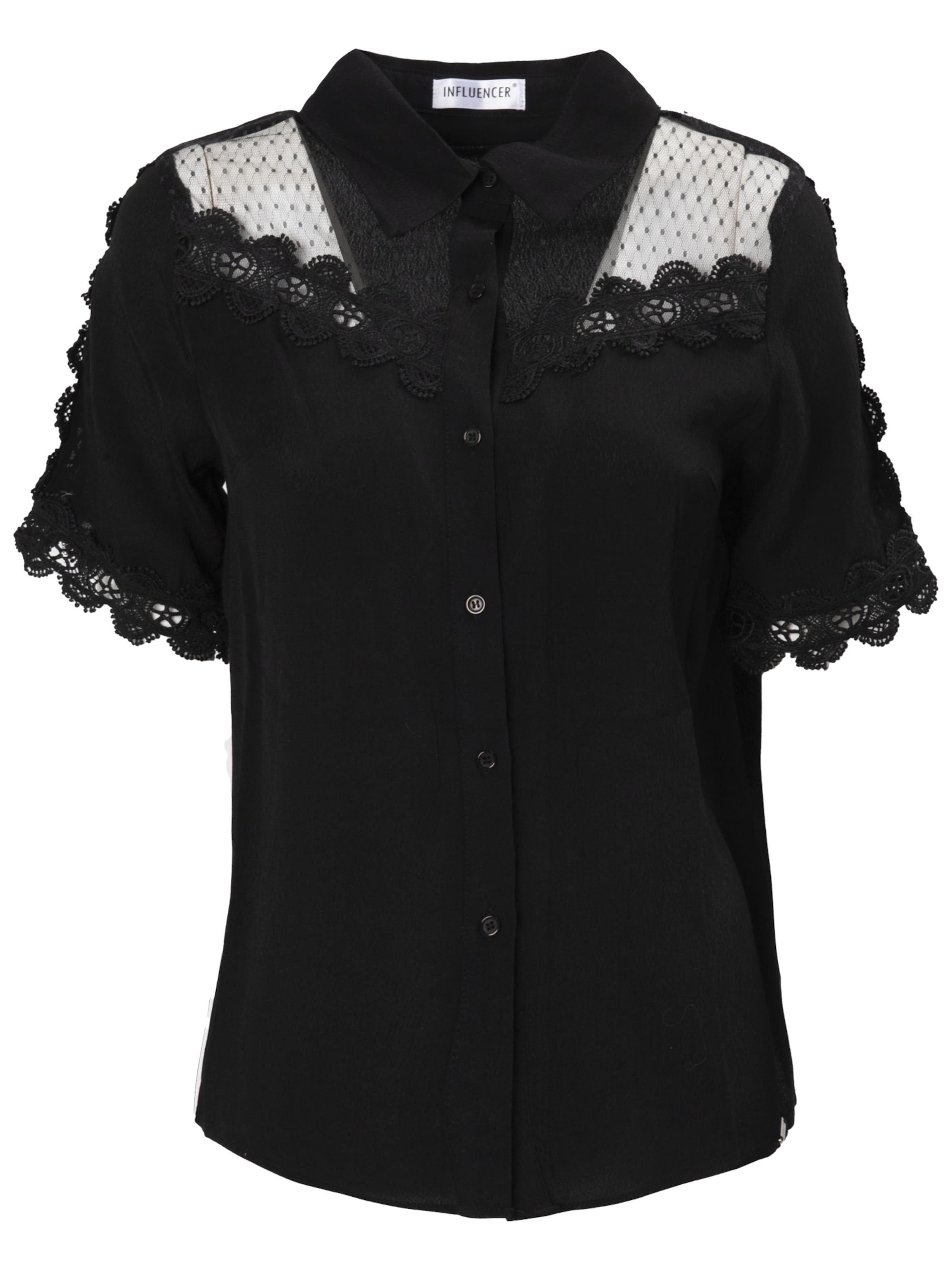 Influencer - Blusa en negro: frente