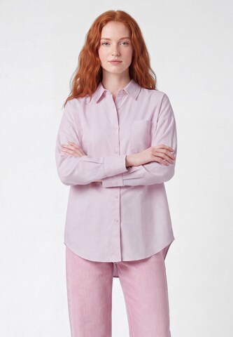 MYMO - Blusa en lila: frente