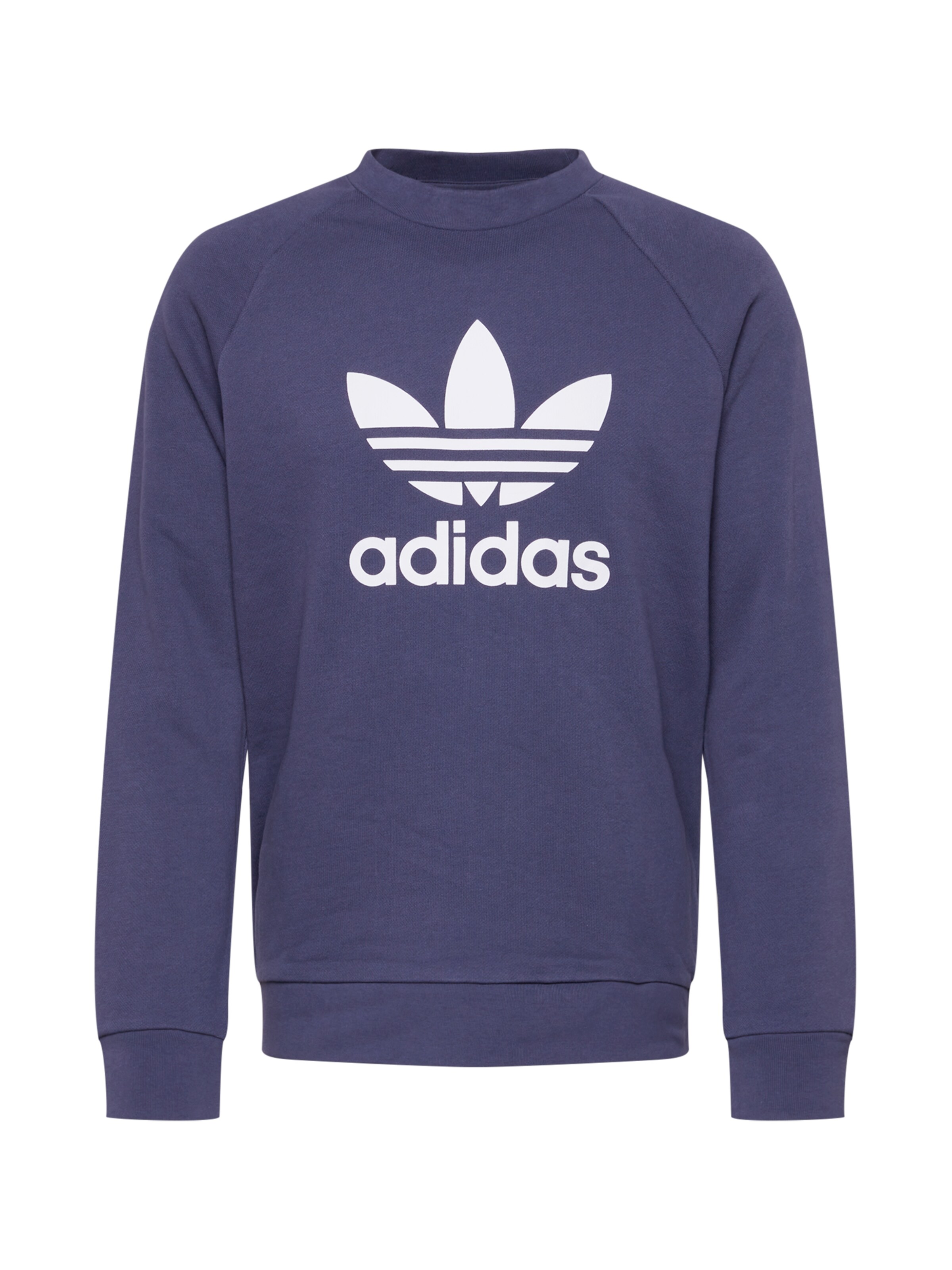 ADIDAS ORIGINALS Sweatshirt 'Adicolor Classics Trefoil' in Blau: Vorderseite