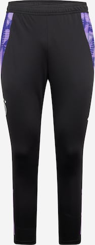 ADIDAS PERFORMANCE Slim fit Workout Pants 'DFB Tiro 24' in Black: front