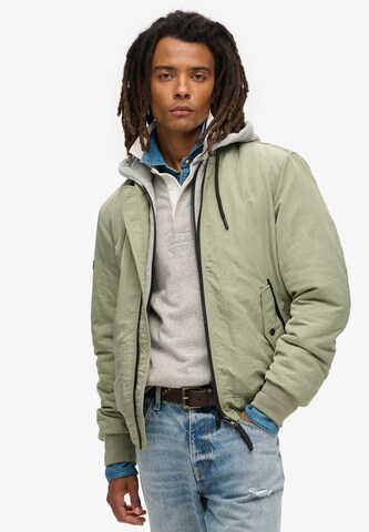 Superdry Between-season jacket 'MA1' in Green: front