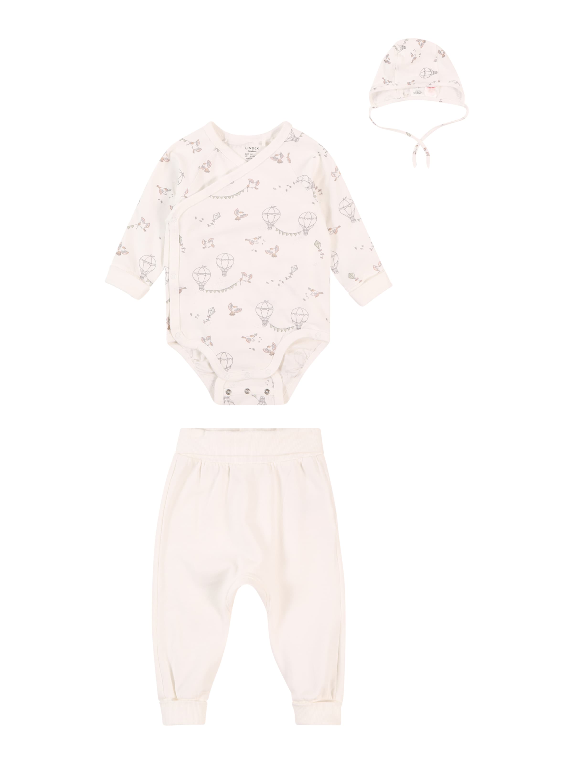 Lindex Set in White: front