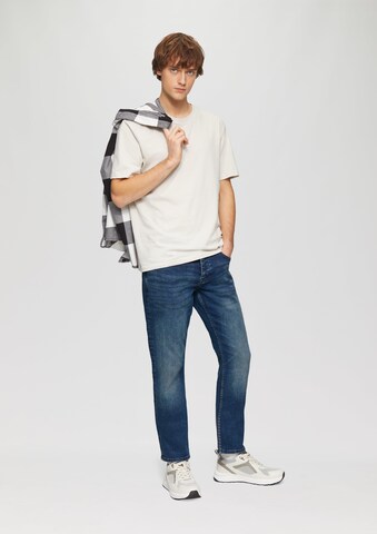 Coupe slim Jean 'Rick' QS en bleu