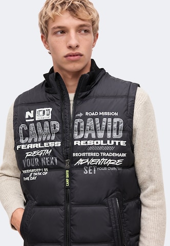 CAMP DAVID Overgangsjakke i sort