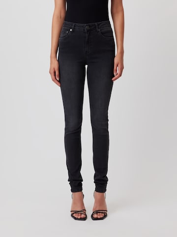 Skinny Jeans 'Doriana Tall' di LeGer by Lena Gercke in nero: frontale