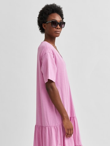 SELECTED FEMME Obleka 'Reed' | vijolična barva