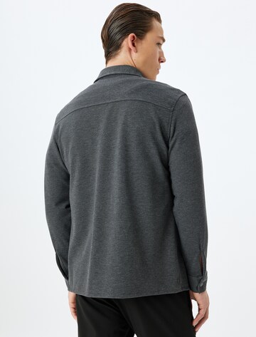 Koton Regular fit Button Up Shirt in Grey