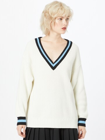 WEEKDAY - Pullover 'North' em branco: frente