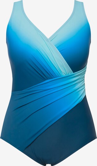 Ulla Popken Maillot de bain en bleu / bleu clair / pétrole, Vue avec produit