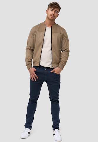 INDICODE JEANS Between-Season Jacket 'Ibon' in Beige