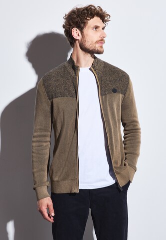 Street One MEN Strickjacke in Braun