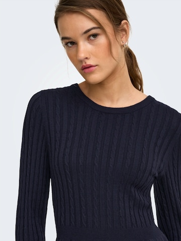 ONLY - Vestido de punto 'ONLFIA' en azul