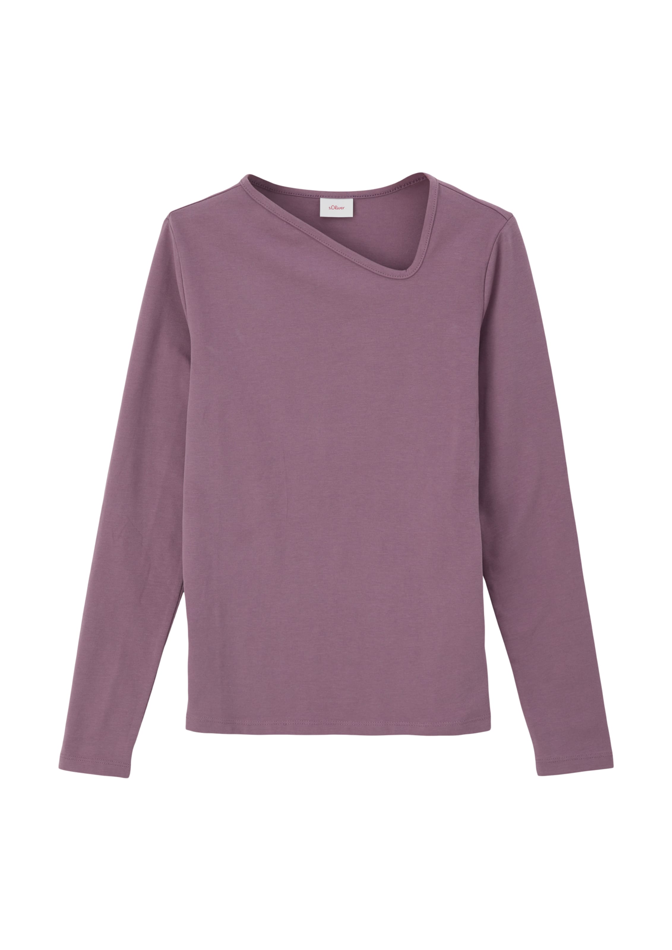 s.Oliver Shirt in Lila: Vorderseite