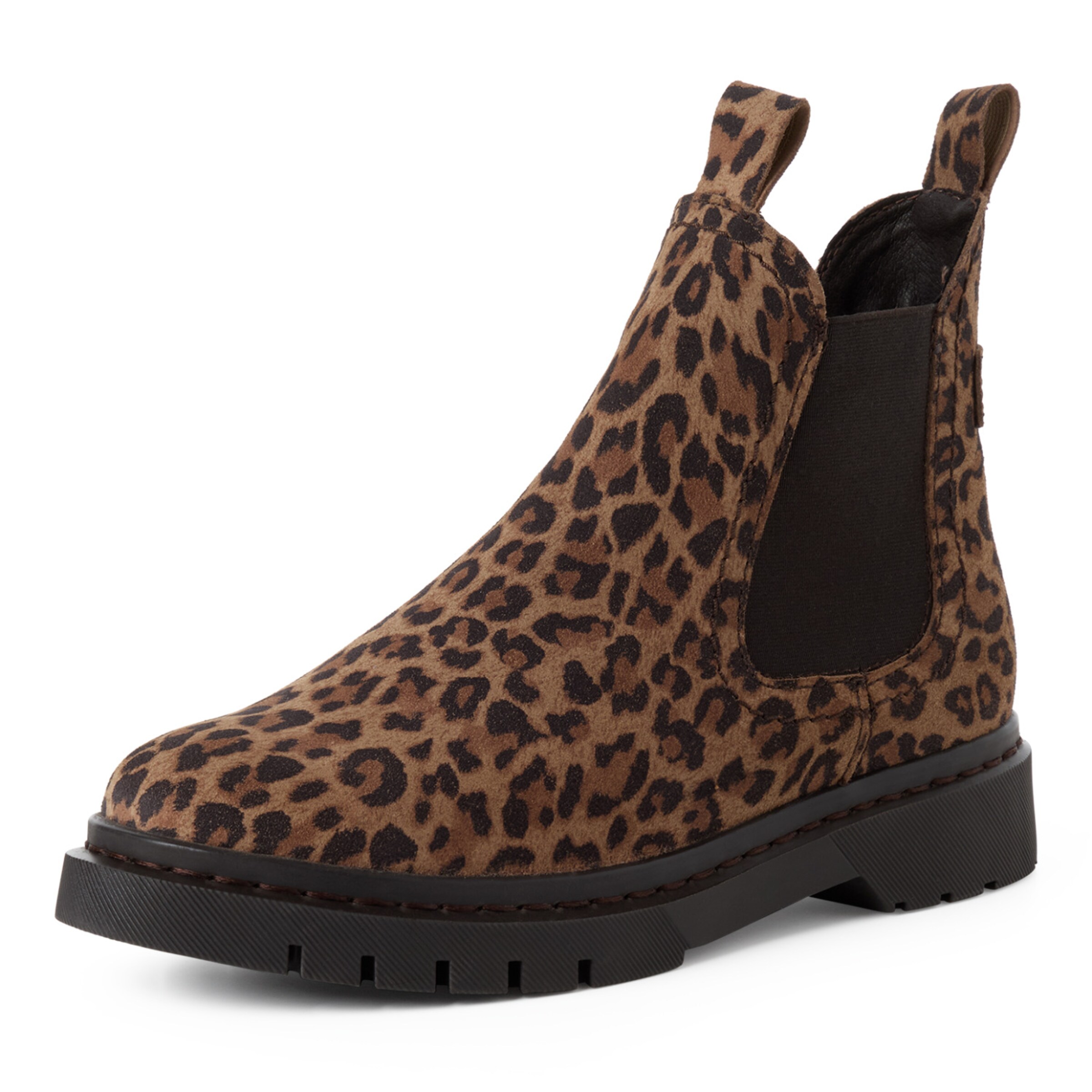 Tamaris - Botas Chelsea en marrón: frente