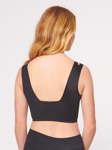 SLOGGI Bralette Bra ' ZERO Feel Flow Top ' in Black