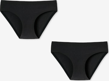 SCHIESSER Panty 'Invisible Cotton' in Black: front