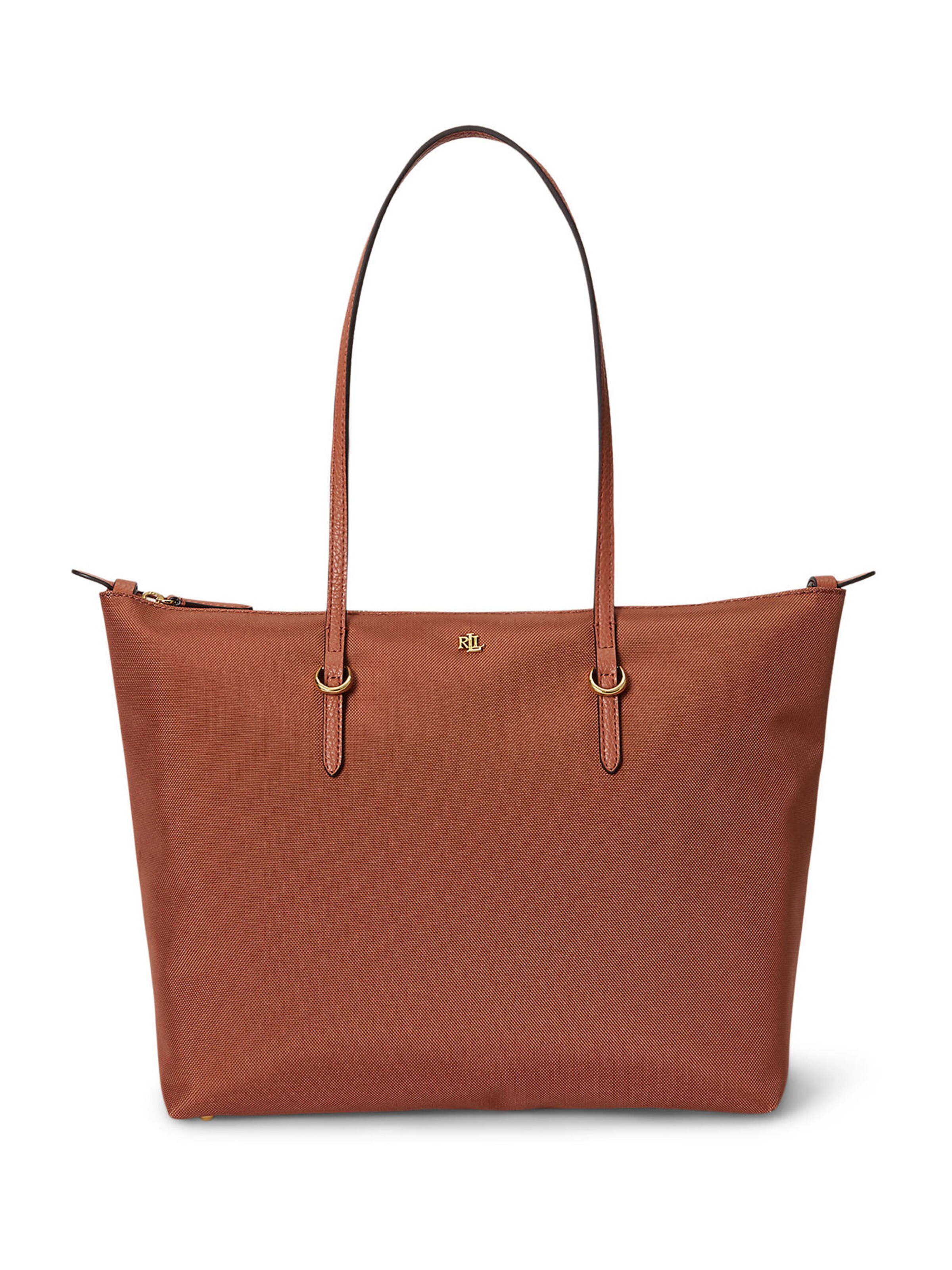 Lauren Ralph Lauren Shopper táska 'KEATON' - barna: elől