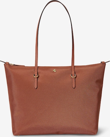 Lauren Ralph Lauren Shopper táska 'KEATON' - barna: elől