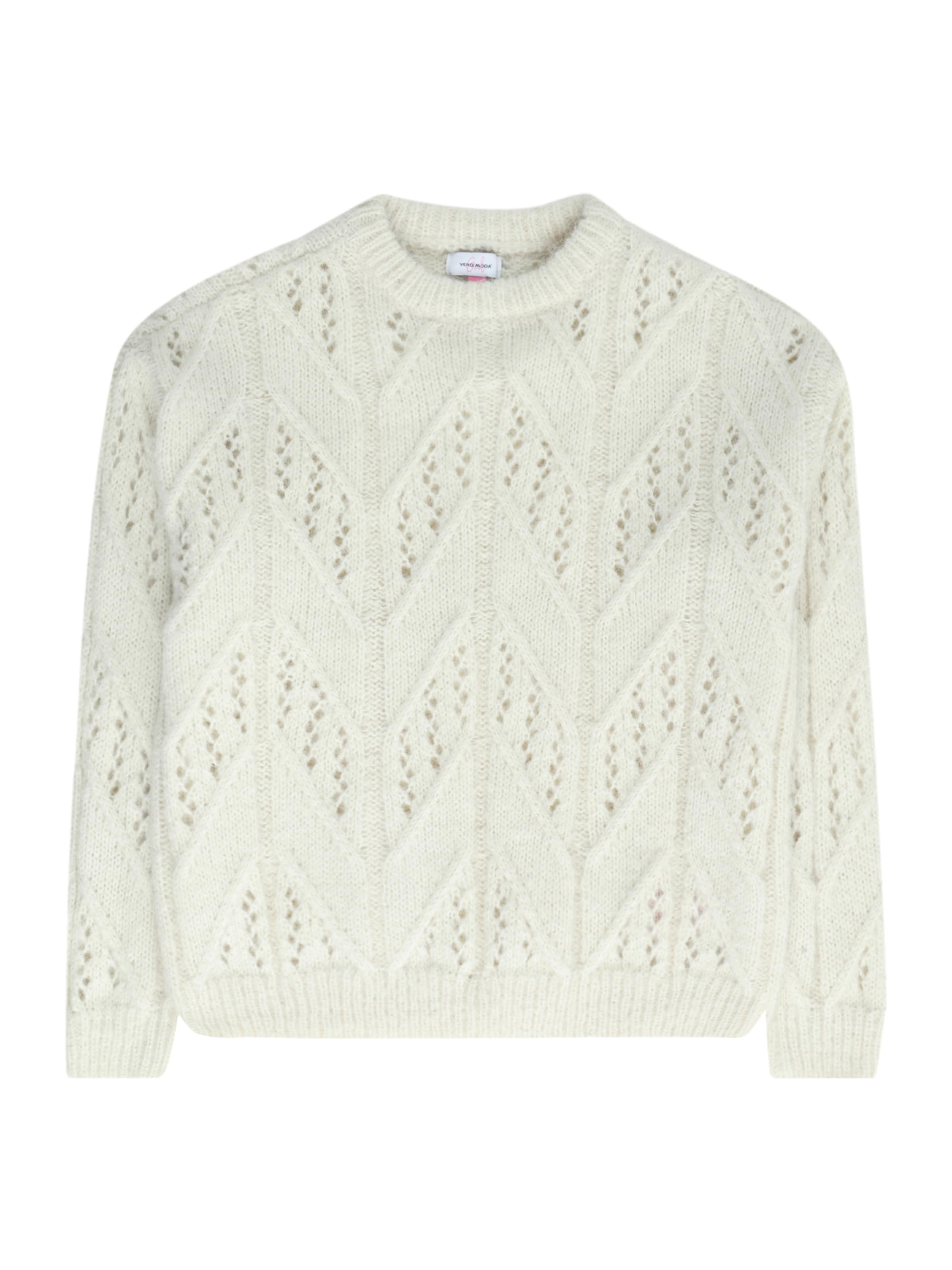 Vero Moda Girl - Jersey 'Vmblueberry' en beige: frente