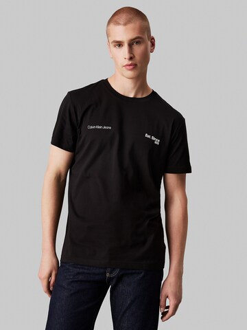 Calvin Klein Jeans Shirt in Schwarz: Vorderseite