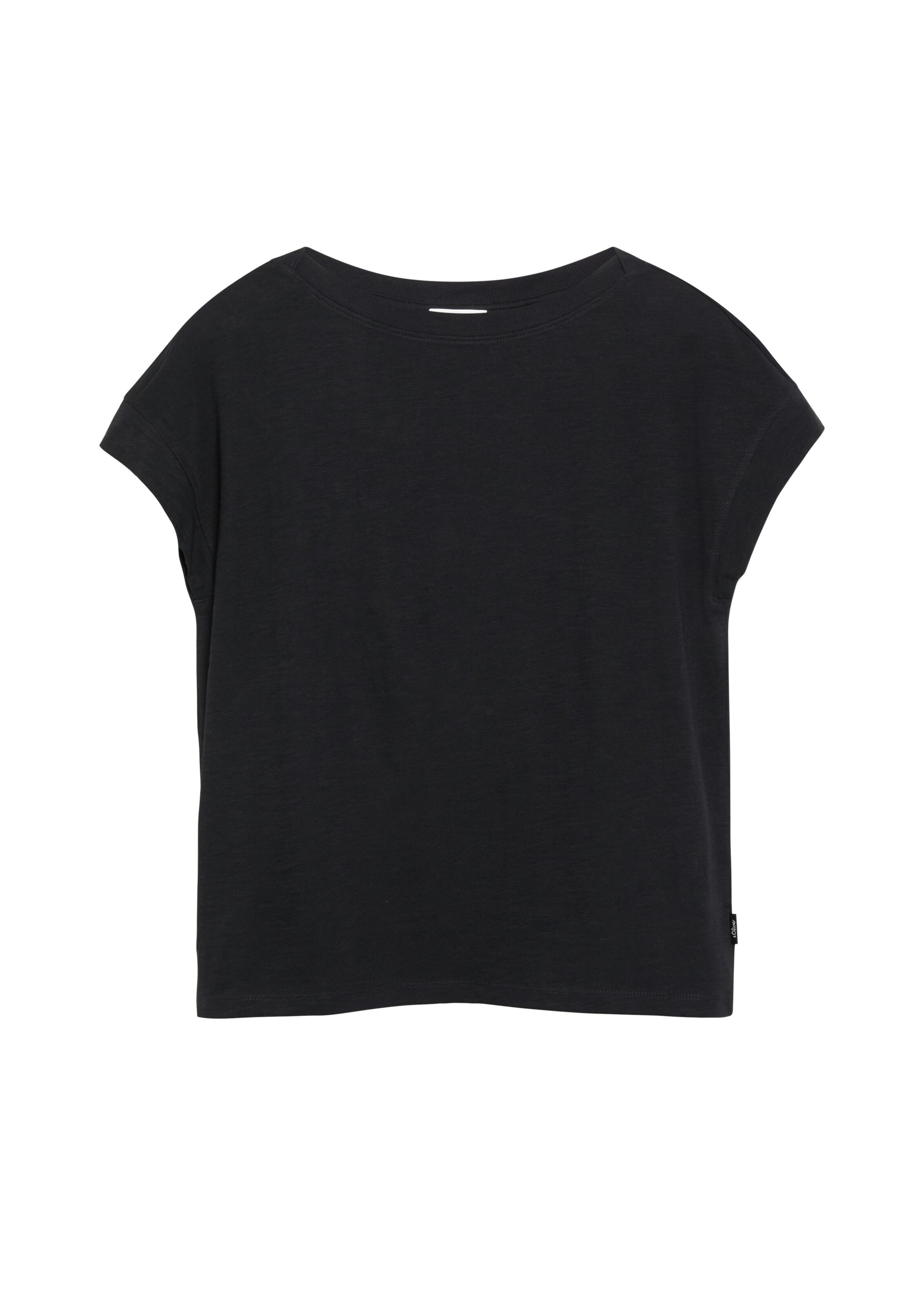 s.Oliver T-Shirt in Schwarz: Vorderseite