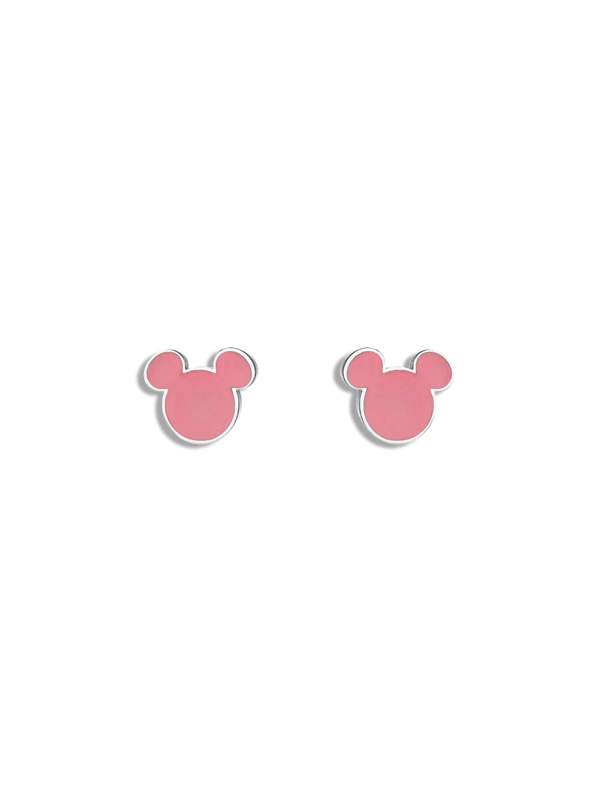 Bijou 'Ohrstecker Mickey Mouse' DISNEY en rose : devant