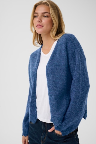 Cream Gebreid vest 'Niso' in Blauw