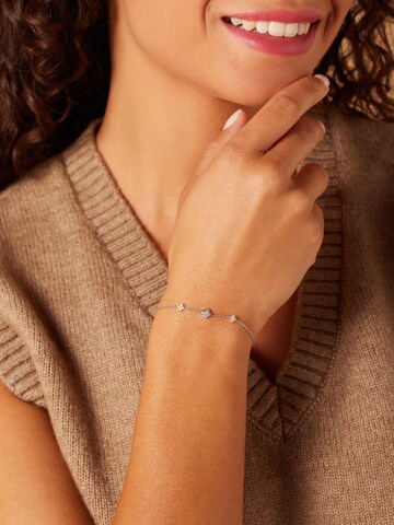 Lucardi Armband 'Essentials' in Silber: Vorderseite