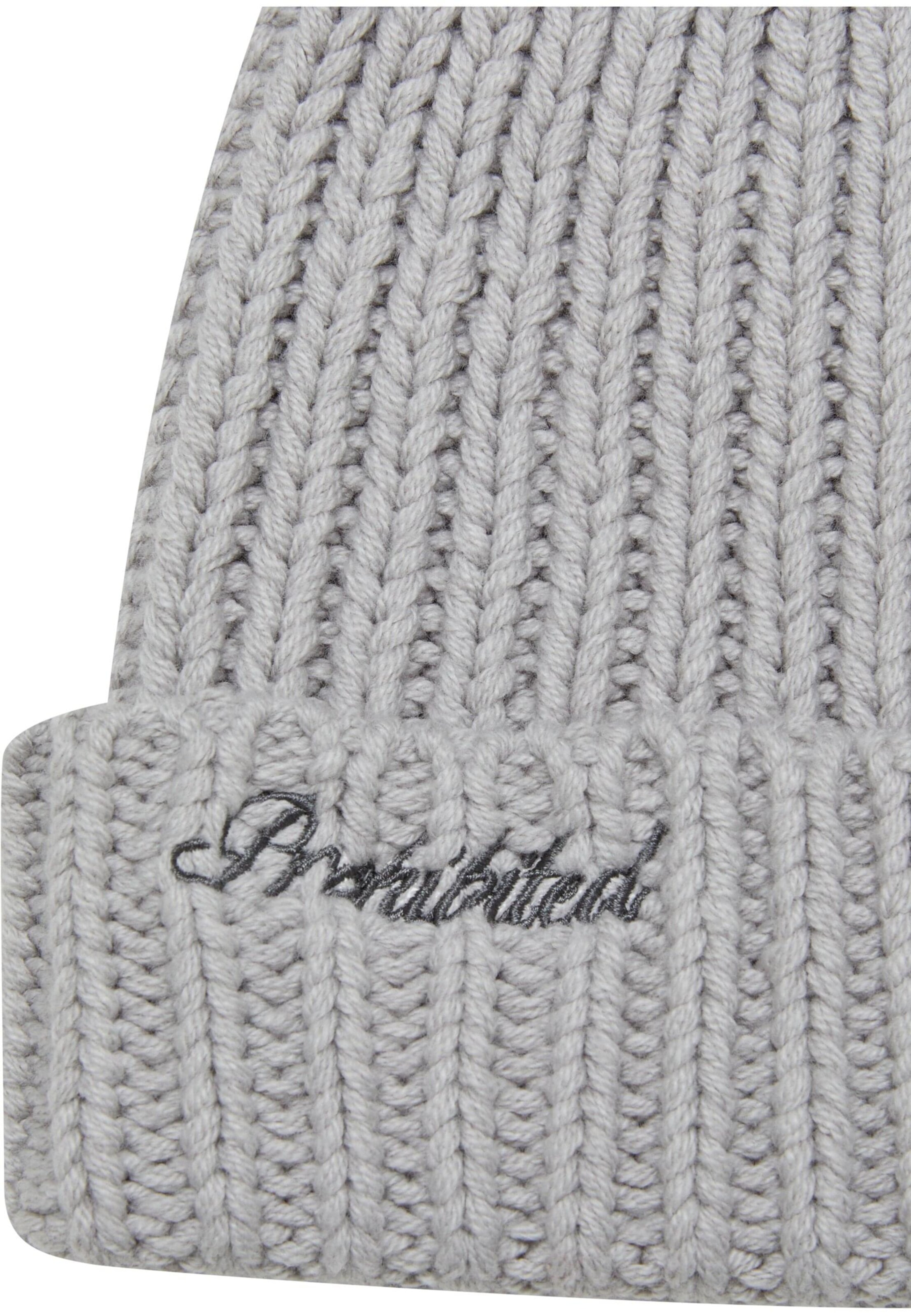 Prohibited Čepice 'Rough' – šedá