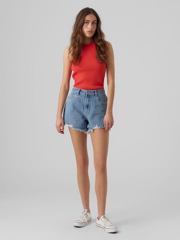 VERO MODA Loosefit Shorts 'Zuri' in Blau