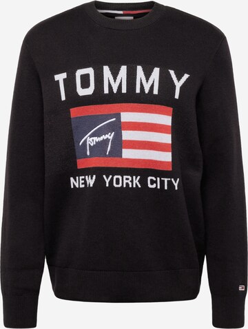 Tommy Jeans Pullover i sort: forside