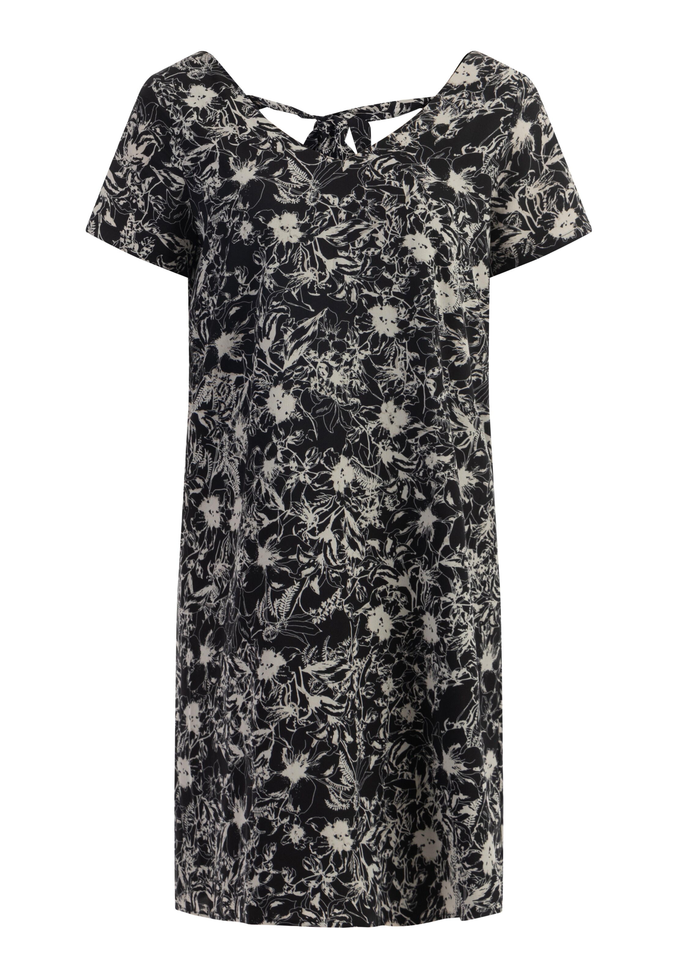 Abito estivo di Usha in nero: frontale