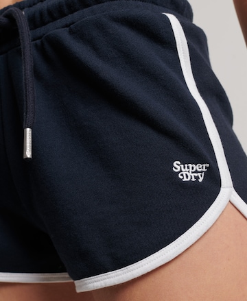 Regular Pantalon Superdry en bleu