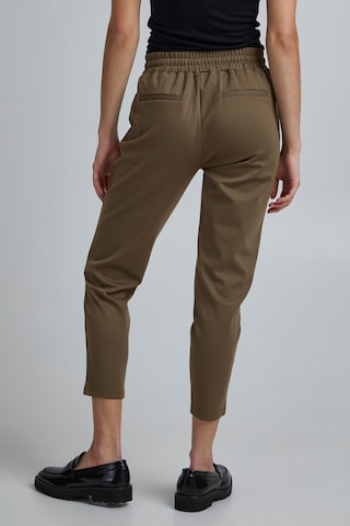 Coupe slim Pantalon à pince 'IHKATE PA' ICHI en marron