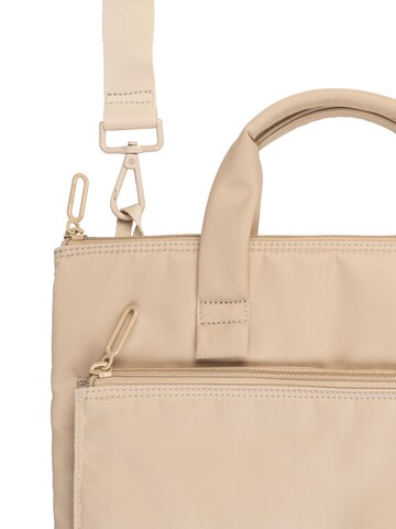 Borsa a mano 'Borsa a Mano Donna PET Riciclato - Chiusura Zip e Tasche' di TUCANO in beige