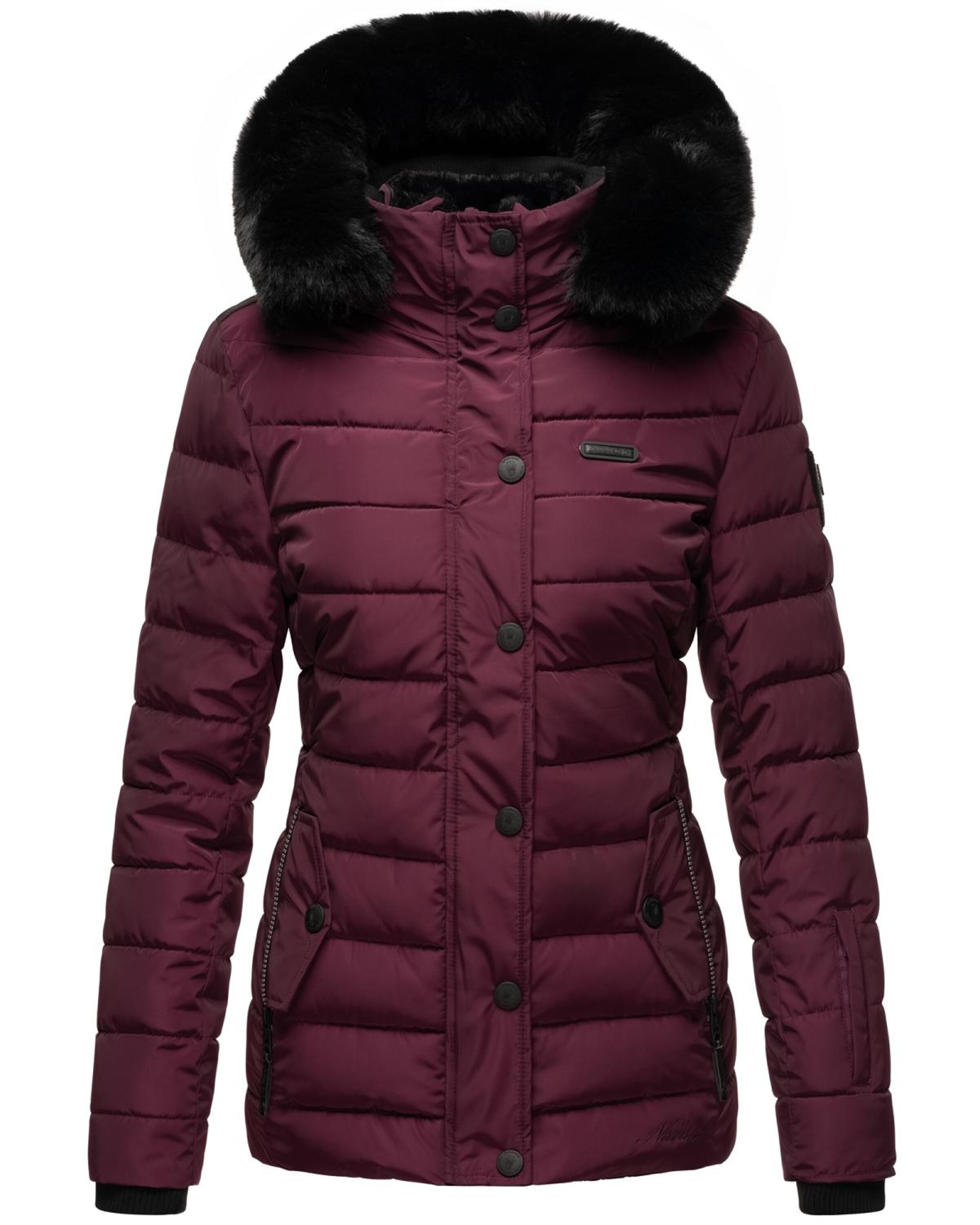 Veste fourrure violette sale