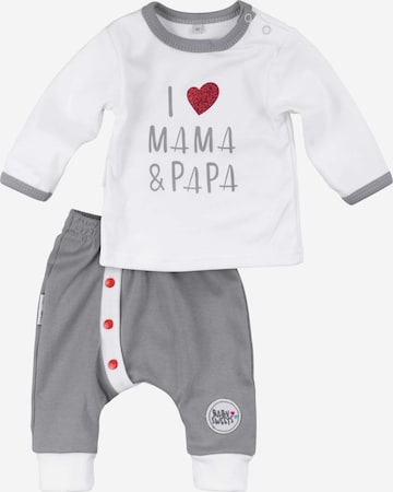 Baby Sweets Set in Grey: front