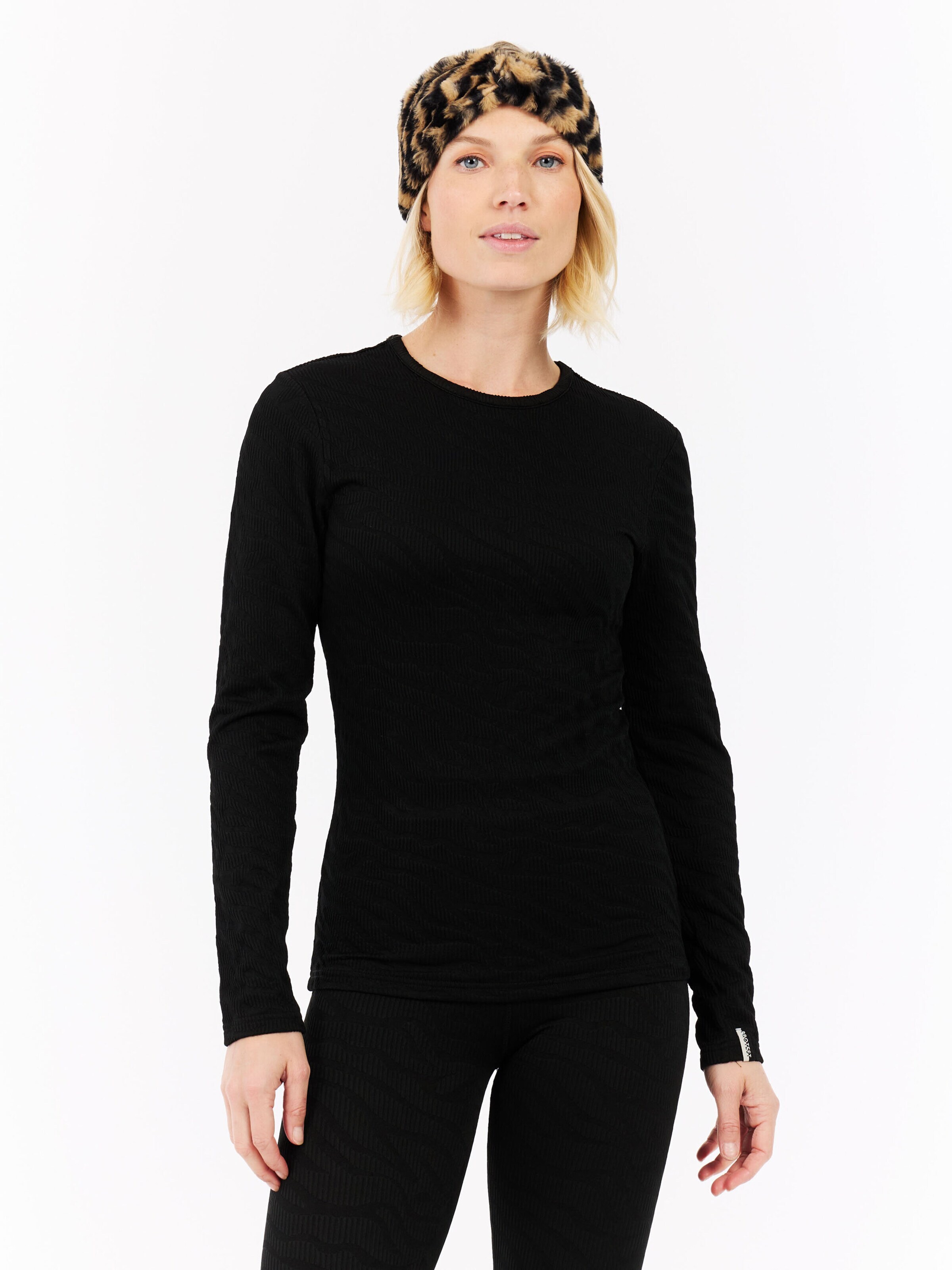 PROTEST Base layer 'PRTSoda' in Black: front