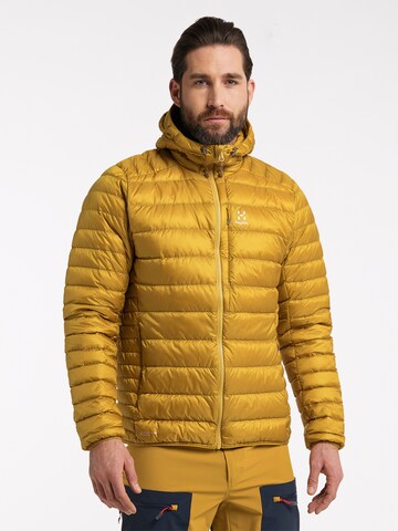 Haglöfs Outdoor jacket 'Roc Down' in Yellow: front