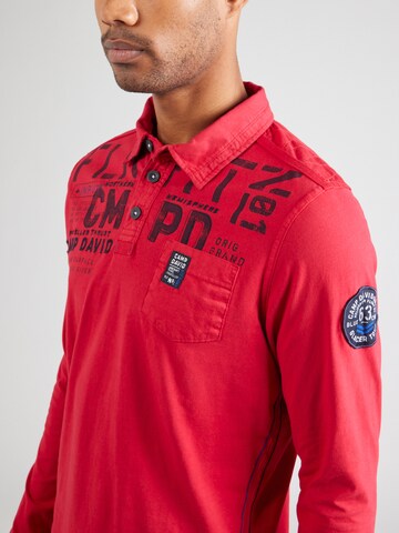 CAMP DAVID Poloshirt in Rot